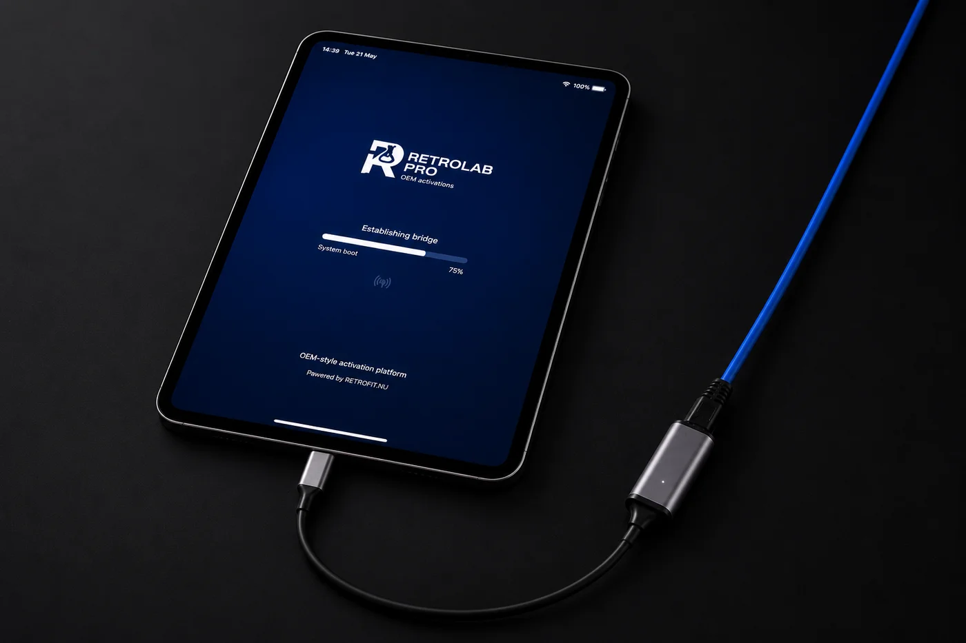 Connect via iPad