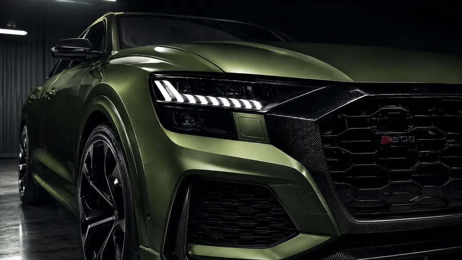 Audi Q8 4M — Headlight RS Animation (Built-in Activation)