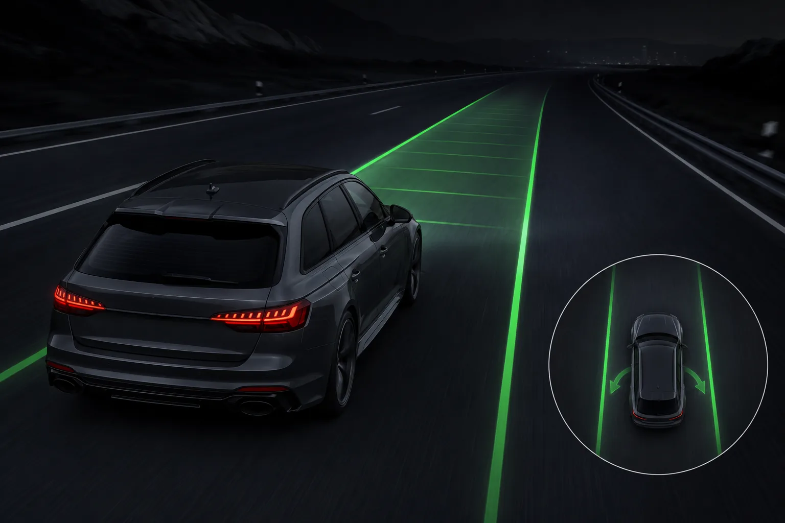 Audi A4 B9 — Lane Assist (Active Lane Keeping) (Built-in Activation)