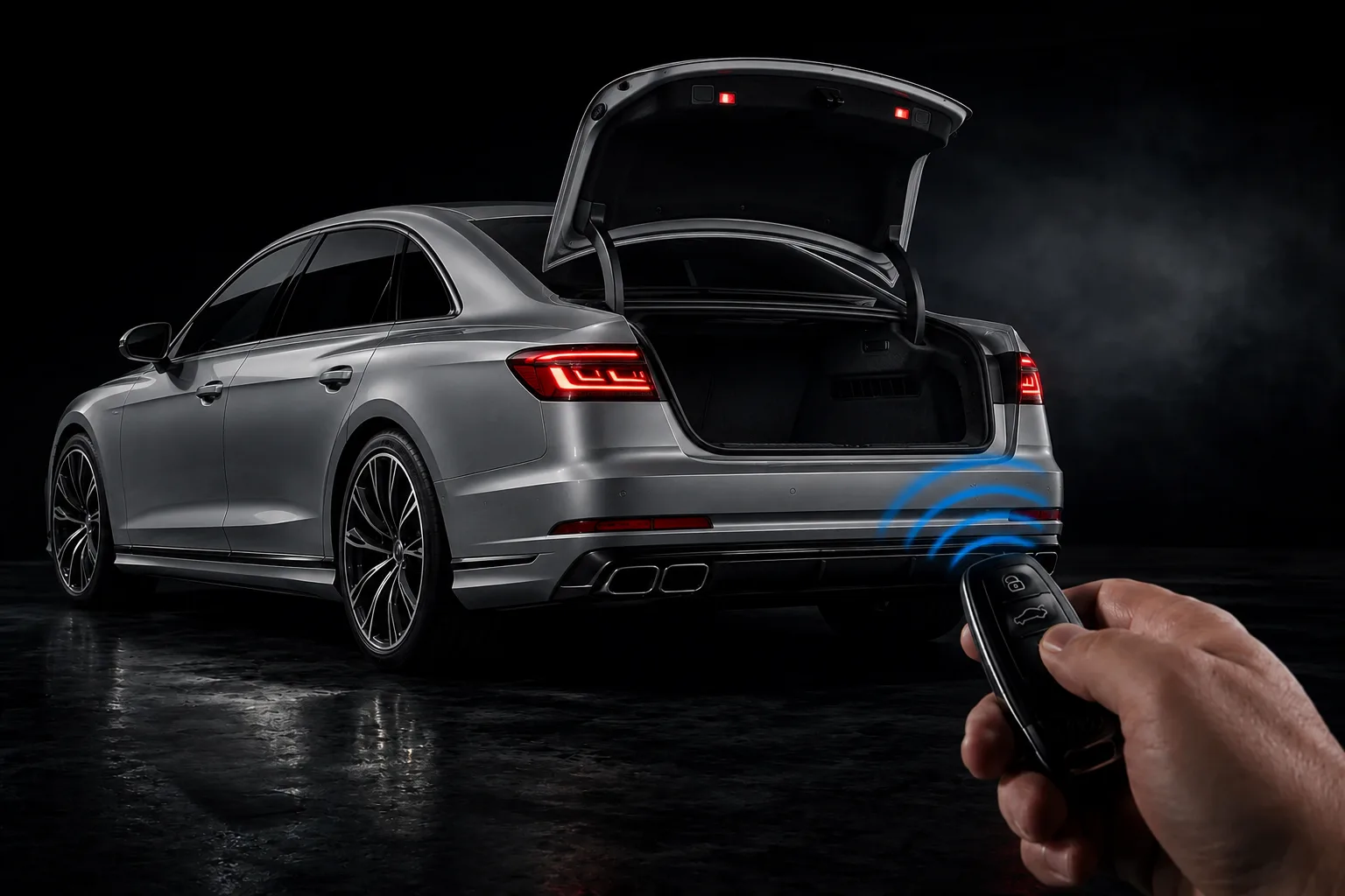 Audi A8 D5 — Close Trunk on Key Fob (Built-in Activation)
