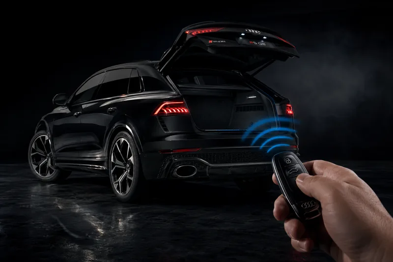 Audi Q8 4M — Close Trunk on Key Fob